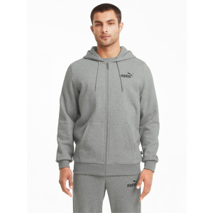 Спортивна кофта Puma ESS Small Logo FZ Hoodie 58670203 S Сіра (4063697314023) в Луцьку