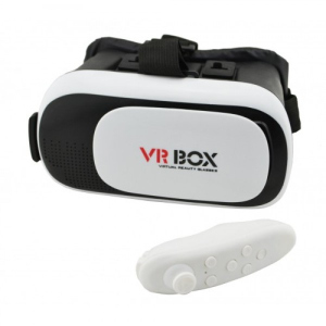 Окуляри віртуальної реальності VR BOX 2.0 3D з пультом White