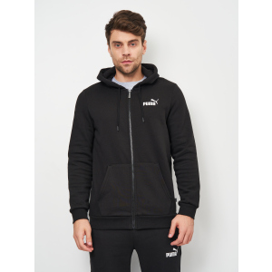 Спортивна кофта Puma ESS Small Logo FZ Hoodie 58670201 S Чорна (4063697310551) ТОП в Луцьку