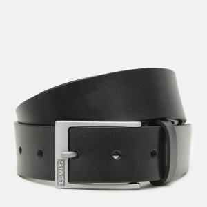 Ремінь шкіряний Levi's Box Tab Belt 233207-4-59 100 см Regular Black (7613417708693)