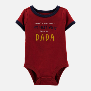 Боди-футболка Carters 1M009210 62 см 600 R Red (194135469068) в Луцке