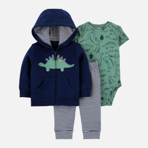 Комплект (боді + толстовка + штани) Carters 1J080310 80 см 400 N Navy (194133573651)