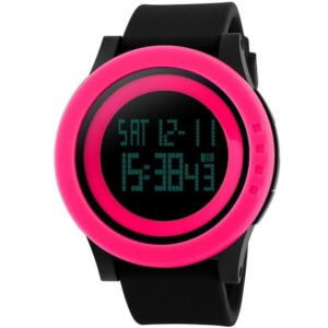 Женские часы Skmei DG1193 BK-Hot Pink BOX (DG1193BOXBKHP)