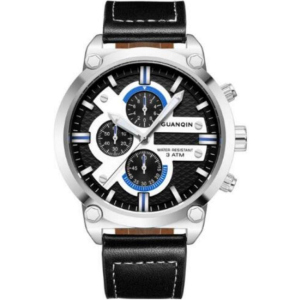 Чоловічий годинник Guanqin Silver-Black-Black GS19088 CL (GS19088SBB) ТОП в Луцьку