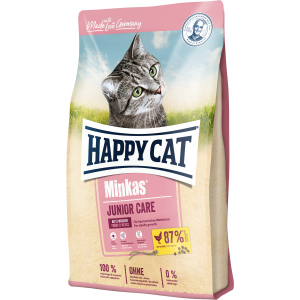 Сухой корм Happy Cat Minkas Junior Care Geflugell для котят в возрасте от 4 - 12 мес с птицей 10 кг (70373 / 4001967108156) рейтинг