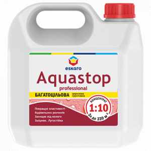 Ґрунтовка Eskaro Aquastop Professional 3 л краща модель в Луцьку