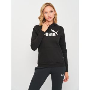 Худі Puma ESS Logo Hoodie 58678801 XS Puma Black (4063697206175) ТОП в Луцьку