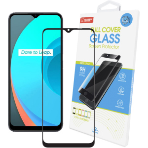 Захисне скло Global Full Glue для Realme C11 2021 Black в Луцьку