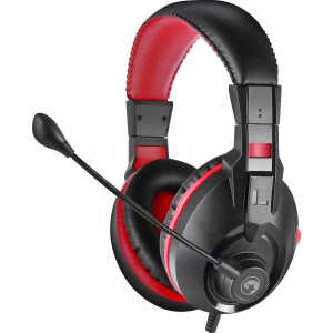 Навушники Marvo H8321S Black-Red (H8321S.MRV) ТОП в Луцьку