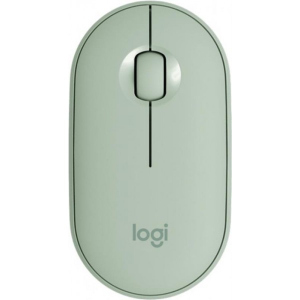 хорошая модель Мышь беспроводная Logitech Pebble M350 (910-005720) Eucalyptus USB