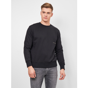 Світшот Calvin Klein Jeans Off Placed Iconic Crew Neck J30J318176-BEH L Black (8719854073000)