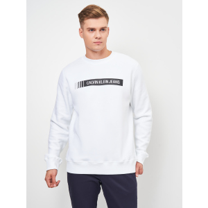 Світшот Calvin Klein Institutional Logo Box Crew Neck J30J318796-YAF XL White (8719854516750) краща модель в Луцьку