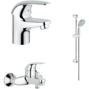 GROHE Набір змішувачів Euroeco (124428) ТОП в Луцьку