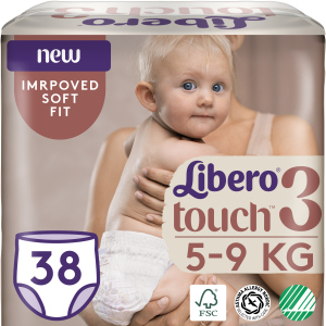 хорошая модель Подгузники-трусики Libero Touch Pants 3 5-9 кг 38 шт (7322541165851)