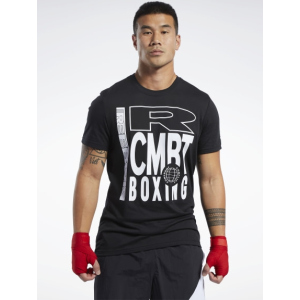 Футболка Reebok Combat Boxing Tee FJ5333 S Black (4062054547807) ТОП в Луцке