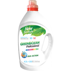 Универсальный гель Green&Clean Professional для цветной и белой одежды 4.5 л (﻿4823069707187)