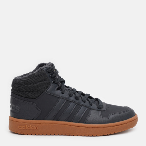 Черевики Adidas Hoops 2.0 Mid GZ8040 36 (4.5) 23 см Carbon/Carbon/Goldmt (4064047611489) краща модель в Луцьку