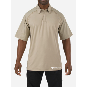 Футболка-поло тактична 5.11 Tactical Rapid Performance Polo - Short Sleeve 41018 2XL Silver Tan (2000980373635) краща модель в Луцьку