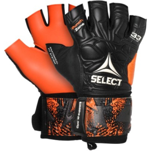 Воротарські рукавички Select Goalkepeer Gloves Futsal Liga 33 10 (201) Чорно-жовтогарячі (5703543212088) ТОП в Луцьку