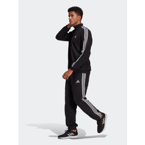 Спортивный костюм Adidas M 3S Wv Tt Ts GK9950 L (52-54) Black/White (4062065222854) лучшая модель в Луцке