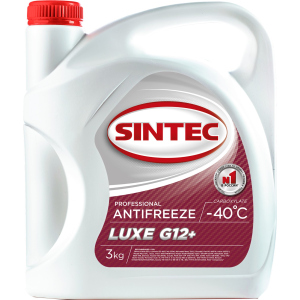 Антифриз Sintec LUX G12+ -40°C 3 кг Красный (990464)