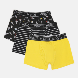 Трусики-шорти Minoti 7B BRIEF 3 35098JNR 104-110 см 3 шт Чорні (5059030615727) краща модель в Луцьку