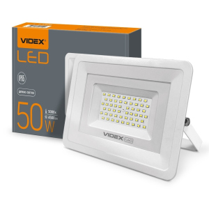 LED прожектор VIDEX 50W 5000K 220V (VL-Fе505W) рейтинг