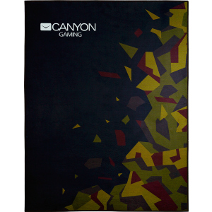 Захисний килимок Canyon 100х130 см Чорний/Камуфляж (CND-SFM02) краща модель в Луцьку