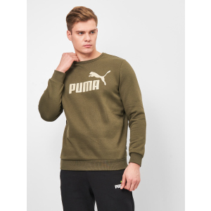 хорошая модель Свитшот Puma ESS Big Logo Crew 58667944 L Зеленый (4063698945493)