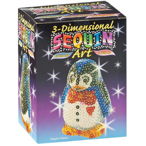 Набір для творчості Sequin Art 3D Penguin 11.5 см (SA0503) краща модель в Луцьку