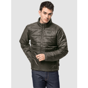 Пуховик синтетический Jack Wolfskin Argon Jacket M 1204883-5066 M Серо-оливковый (4060477922768) лучшая модель в Луцке