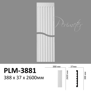 Пілястра 388-2 молдинг PLM-3881 * 388 x 37 x 2600 в Луцьку