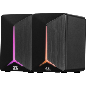 Акустическая система 2E Gaming Speakers SG300 2.0 RGB 3.5 мм Black (2E-SG300B) рейтинг