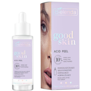 Сироватка Bielenda Good Skin Мікро-ексфоліант 10% AHA + PHA + Ніацинамід 30 мл (5902169046866) ТОП в Луцьку