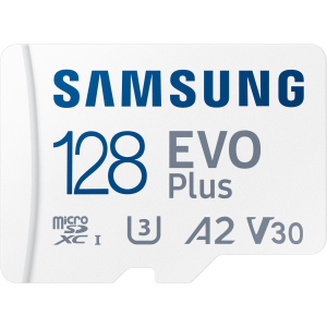 купить Samsung EVO Plus microSDXC 128GB UHS-I Class 10 + SD адаптер (MB-MC128KA/RU)