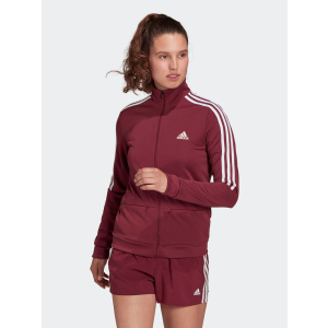 Спортивна кофта Adidas W Sereno Tj GS6258 Viccri/White (4064055390642) краща модель в Луцьку