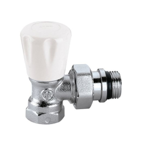 Кран радіаторний CALEFFI 1/2" кутовий (411402) краща модель в Луцьку