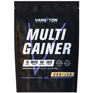 Гейнер Vansiton Multigainer 900 г Vanilla (4820106591174) ТОП в Луцьку