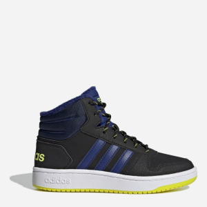 Черевики Adidas Hoops Mid 2.0 K GZ7797 37.5 Cblack/Vicblu/Aciyel (4064049070901)