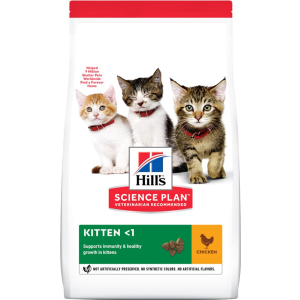 Сухий корм для кошенят Hill's Science Plan Kitten з куркою - 3 кг (604049) (52742024363) ТОП в Луцьку