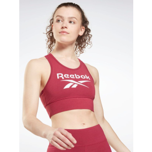 Спортивний топ Reebok RI BL Cotton Bralet H50356 XS Punber (4064057980797) ТОП в Луцьку