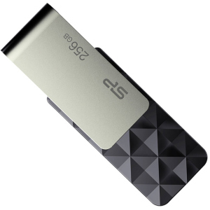 Silicon Power Blaze B30 256GB USB 3.0 Black (SP256GBUF3B30V1K) краща модель в Луцьку