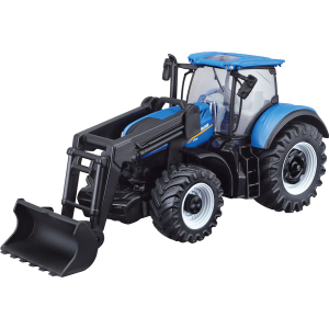 Модель серії Bburago Farm Трактор New Holland T7.315 з фронтальним навантажувачем, синій 1:32 (4893993316328) ТОП в Луцьку