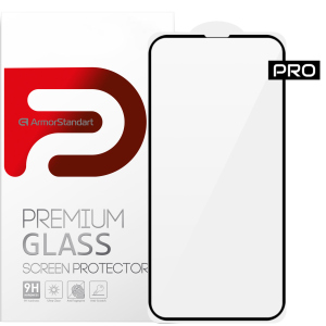 Защитное стекло ArmorStandart Pro 3D для Apple iPhone 13 Pro Max Black лучшая модель в Луцке