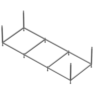Каркас для ванни AM.PM Spirit 180х80 (W72A-180-080W-R2) краща модель в Луцьку