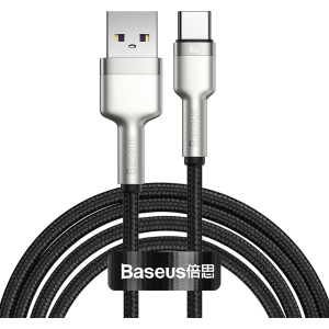 Кабель Baseus Cafule Metal Data Type-C 66W 2 м CAKF000201 в Луцке