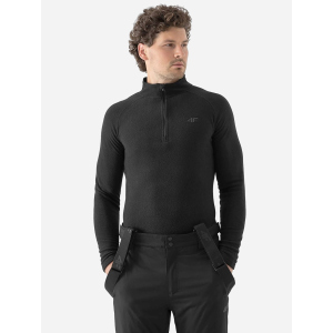 Спортивна кофта 4F H4Z21-BIMP030-20S XL Deep black (5903609537968) краща модель в Луцьку