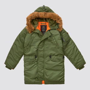 Зимняя куртка Alpha Industries Youth N-3B YJN44500C1 110 см (YXXS) Sage (640631761743)