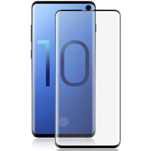 Защитное стекло PowerPlant для Samsung Galaxy S10 Black