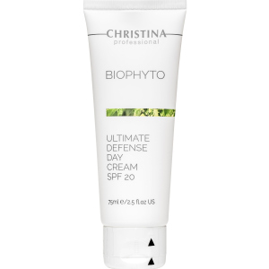 Денний крем Christina Абсолютний захист Bio Phyto Ultimate Defense Day Cream SPF 20 без тону 75 мл (7290100365762) надійний